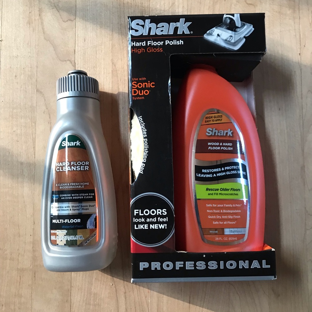Shark Professional Wood & Hard Floor Polish and Cleanser for Sonic Duo System
